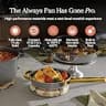 Our Place Titanium Always Pan Pro, 10.6-Inch Tri-Ply Non-Toxic Skillet, Gold Edition