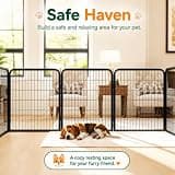 Yaheetech 32-Inch 16-Panel Modular Metal Outdoor Dog Playpen for Camping & RVs