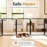 Yaheetech 32-Inch 16-Panel Modular Metal Outdoor Dog Playpen for Camping & RVs