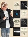 ANTARCTICA GEAR Kids Washable Heated Jacket with 12V 10000mAh Battery Pack