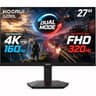 KOORUI G2741L 27-Inch 4K Fast IPS Dual-Mode High Refresh Rate PC Gaming Monitor
