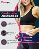 Magic Gel Reusable Ice Pack 2-Pack for Lumbar, Sciatic, and Tailbone Pain