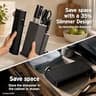 Ninja NeverDull 10-Piece Premium German Steel Knife Block Set with Black Finish