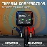 NOCO GENIUS2X2 4-Amp 2-Bank Smart Battery Charger and Multi-Chemistry Battery Maintainer