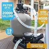XtremepowerUS 19-Inch 4,500 GPH Commercial-Grade Sand Filter Pump System