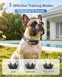 PATPET Dark Grey Shock Collar for Dogs with 4000FT Range and IPX7 Waterproofing