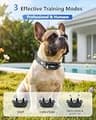 PATPET Dark Grey Shock Collar for Dogs with 4000FT Range and IPX7 Waterproofing