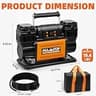 ALL-TOP 12.35 CFM 12V Portable Air Compressor with LCD Preset Controls