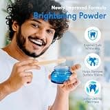 BHMSHY Enamel-Safe Teeth Whitening Powder with Papain Enzyme and Niacinamide