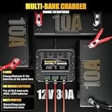 Generic 12V 30-Amp 3-Bank Smart Waterproof Onboard Boat Battery Charger