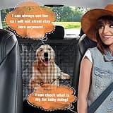 PETICON Premium Waterproof Back Seat Dog Hammock with Breathable Mesh Window