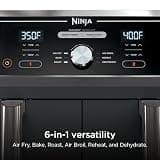 Ninja Foodi DZ401 DualZone XL 10-Quart 2-Basket Air Fryer with Smart Finish