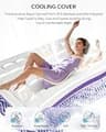 ChiXpace 4-Inch Dual-Layer Memory Foam and Cooling Pillow Top Mattress Pad