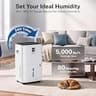 Yaufey 80-Pint Energy Star Certified Dehumidifier with Smart Humidity Control