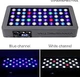 VIPARSPECTRA 165W Dimmable Full Spectrum LED Reef Light with Timer Control