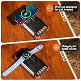 BLAVOR 20000mAh Solar Power Bank with Apple Watch Charger and Survival Tools