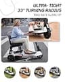 Ecomobi M3 Premium 3-Wheel Folding Indoor Mobility Scooter, 32-Mile Range