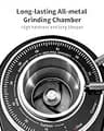 SHARDOR Professional 64mm Flat Burr Coffee Grinder with Digital LED Timer