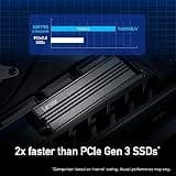 Lexar NM790 4TB PCIe Gen4 NVMe M.2 Internal Solid State Drive with Heatsink Included