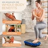 Lifepro HexaPlate Oscillation Vibration Plate with Magnetic Acupoints
