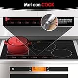 KitchenRaku Translucent Large Induction Protector Mat for 36-Inch Ranges