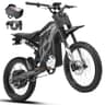 HAPPYRUN G300 Pro 72V 30Ah Electric Dirt Bike for Adults, 6500W Peak Motor