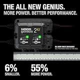 NOCO GENIUS2X2 4-Amp 2-Bank Smart Battery Charger and Multi-Chemistry Battery Maintainer