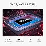 Beelink SER5 MAX Mini PC Desktop, AMD Ryzen 7 7735HS, 24GB RAM, 500GB SSD