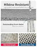 Generic Quick-Drying Comfortable PVC Shower Floor Mat for Textured Tubs
