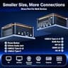 KAMRUI Pinova P1 Mini PC Windows 11 Pro AMD Ryzen 4300U 16GB RAM 512GB SSD