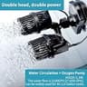 Hygger Double Head Aquarium Wave Maker Circulation Pump for Large Tanks, 2100 GPH