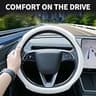 EcoNour Custom-Fit 240T Polyester Windshield Sun Shade for Tesla Model 3 & Y