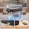 LIFEGETTER Cordless Electric Heated Lunch Box Featuring Smart Screen Lock