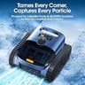 Nepturox Cordless Robotic Pool Vacuum with Dual 180W Motors and Sonar Mapping