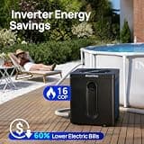 Aquastrong 39,000 BTU Top Discharge Inverter Pool Heat Pump with WiFi