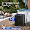 Aquastrong 39,000 BTU Top Discharge Inverter Pool Heat Pump with WiFi