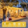 JMEXSUSS 38.8-Foot 400-LED Warm White Icicle Lights with 100% Copper Wiring