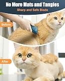 oneisall Whisper-Quiet Compact Cordless Cat Grooming Clipper for Sensitive Pets