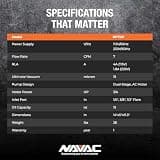 NAVAC NP7DP Pro Series 7 CFM Dual-Stage HVAC Vacuum Pump with Cylinder