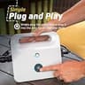 Dolphin E10 Automatic Corded Robotic Pool Vacuum Cleaner for Above Ground Pools