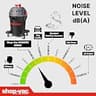Shop-Vac Ultra Quiet 6-Gallon Wet/Dry Vacuum Cleaner, 4.5 Peak HP Motor