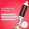BondiBoost Infrared Thermal Brush with Aloe-Infused Bristles and Ceramic Barrel