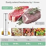 JEETEE Cordless Handheld Vacuum Sealer Starter Kit with 35 Reusable Bags