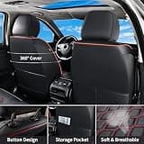 Huidasource Full Coverage Waterproof Leather Custom Seat Covers for Toyota Tacoma