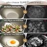 SUMEIGUAN 13-Inch Titanium Scratch-Resistant Nonstick Wok with Cool-Touch Handle