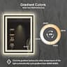 VanPokins 24" x 32" Dual Front and Backlit LED Bathroom Mirror with Gradient Lighting