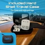 Ceptics 35W Universal Travel Adapter Kit with Dual USA Sockets & USB-C