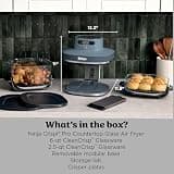 Ninja Crispi Pro 6-in-1 Glass Air Fryer with 6QT and 2.5QT Containers