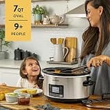 Crock-Pot Programmable Portable Slow Cooker with MyTime Tech, 7-Quart Size