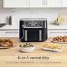 Ninja Foodi DZ550 10-Quart DualZone Air Fryer with Smart Cook Thermometer